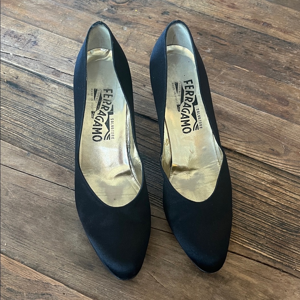 Salvatore Ferragamo Black Heels